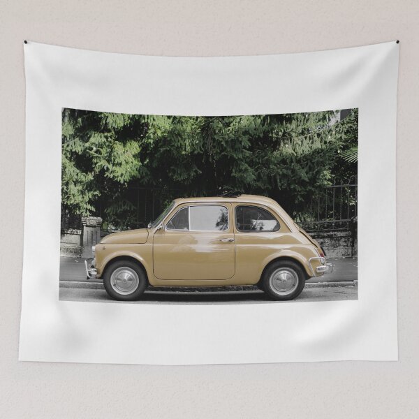 Item preview, Old Yellow Italian Classic Car designed and sold by Mats Silvan.