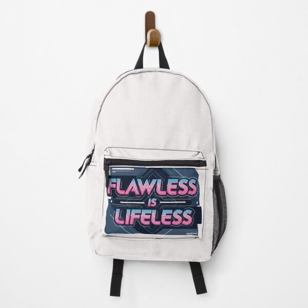 Item preview, Flawless Is Lifeless Cyberpunk Dystopian Quote designed and sold by Elizarfa.