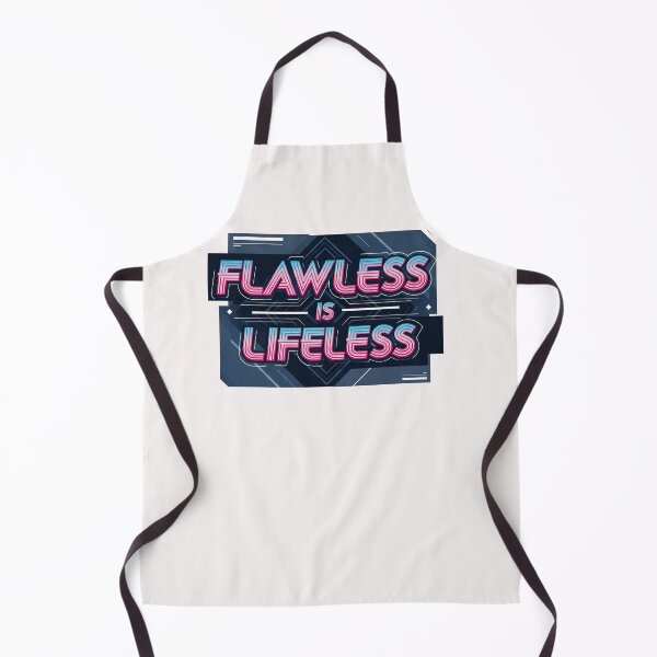 Item preview, Flawless Is Lifeless Cyberpunk Dystopian Quote designed and sold by Elizarfa.