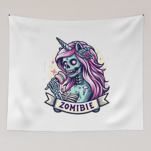 Item preview, Zombie Unicorn designed and sold by Shirtabell.