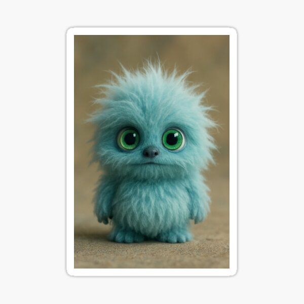 Item preview, Blue cute little monster designed and sold by MaddyTorsing.