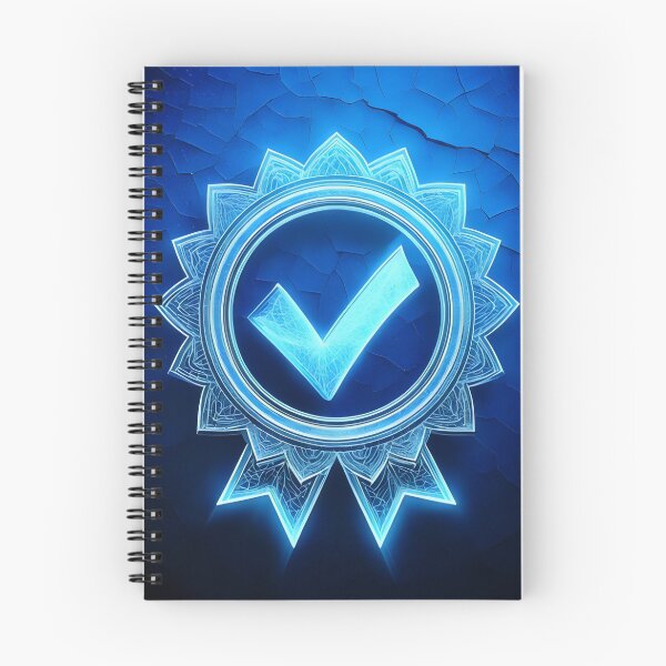 Item preview, check verify in dark background designed and sold by stemoir.