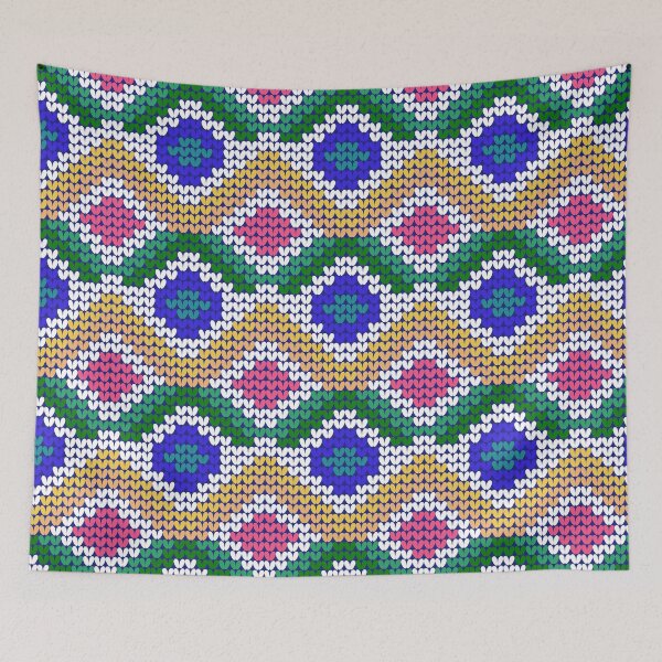 Item preview, Knitted Geometric Texture Cozy Garden Knit designed and sold by lotus2lin.