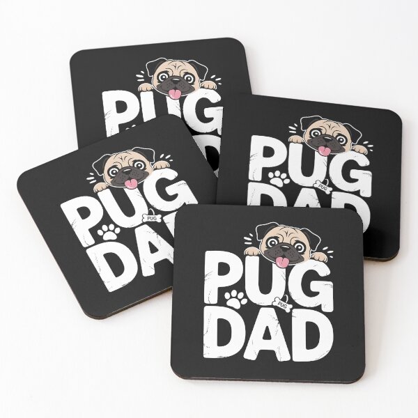 Item preview, Funny Pug Dad Father's Day Dog Lovers designed and sold by BakeryDozen.