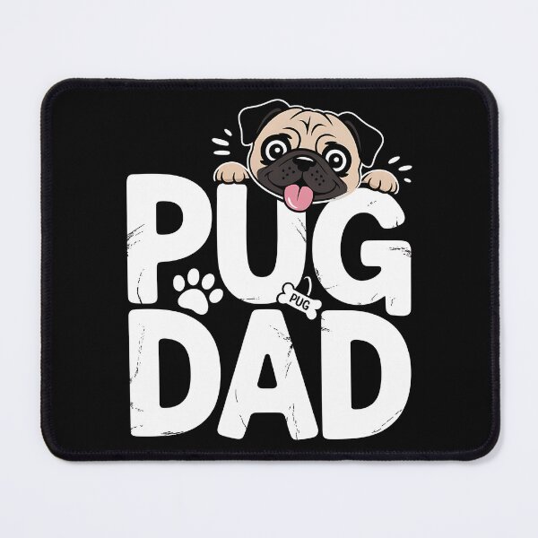 Item preview, Funny Pug Dad Father's Day Dog Lovers designed and sold by BakeryDozen.