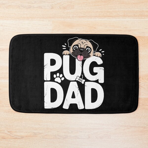 Item preview, Funny Pug Dad Father's Day Dog Lovers designed and sold by BakeryDozen.
