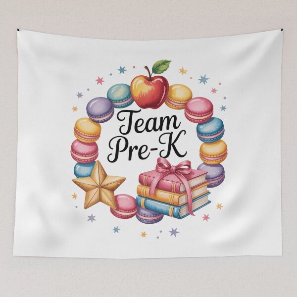 Item preview, Team Pre-K Teacher Student Preschool Back To School designed and sold by blueyeeti.