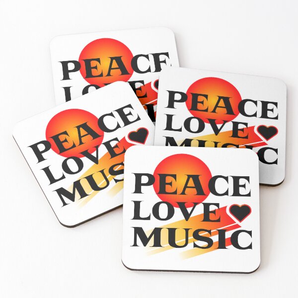 Item preview, Peace Love Music designed and sold by ajkbilder.