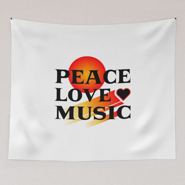 Item preview, Peace Love Music designed and sold by ajkbilder.