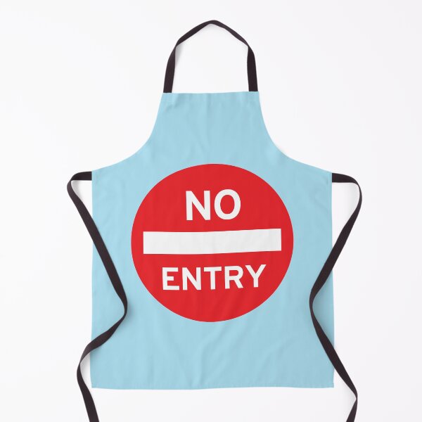 Item preview, Bold “No Entry” Road Sign Design – Minimalist Statement designed and sold by hangmeart.