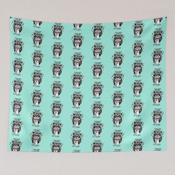 Item preview, Butt napkins Raccoon designed and sold by Tamgelika.