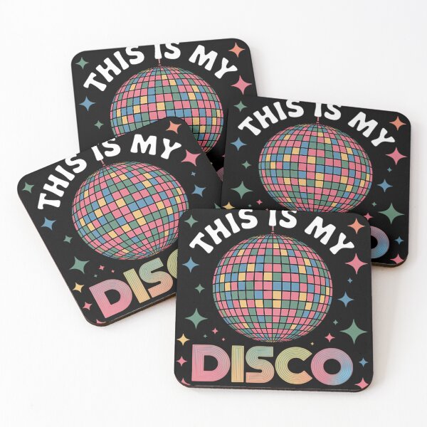 Item preview, This Is My Disco Costume 1970s Funky Party designed and sold by blueyeeti.