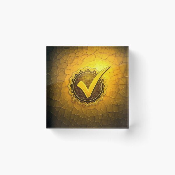 Item preview, Positive check status approved sign designed and sold by stemoir.