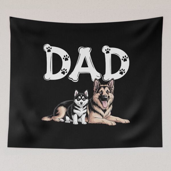 Item preview, German Shepherd Dad Father Grandpa Father's Day designed and sold by BakeryDozen.