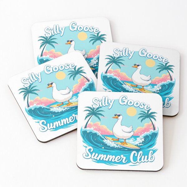 Item preview, Silly Goose Summer Club Surfing Lover Beach Trip designed and sold by Dot1001.