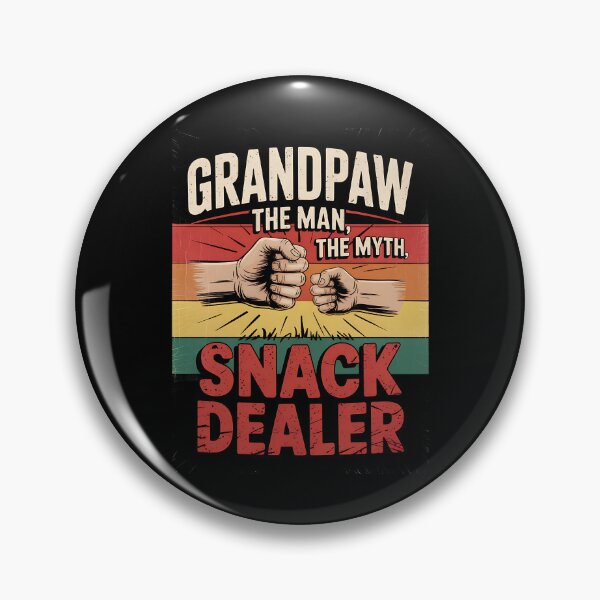 Item preview, Grandpaw The Myth The Snack Dealer Fathers Day Dog Grandpa designed and sold by BakeryDozen.