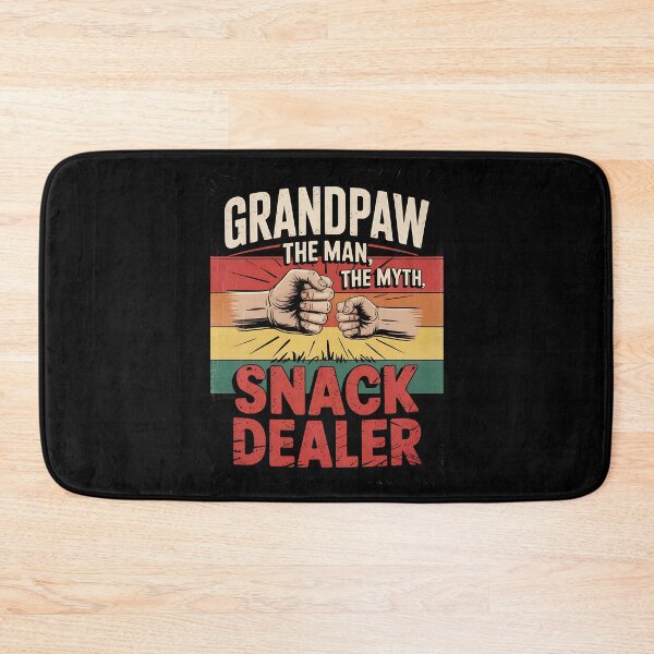 Item preview, Grandpaw The Myth The Snack Dealer Fathers Day Dog Grandpa designed and sold by BakeryDozen.