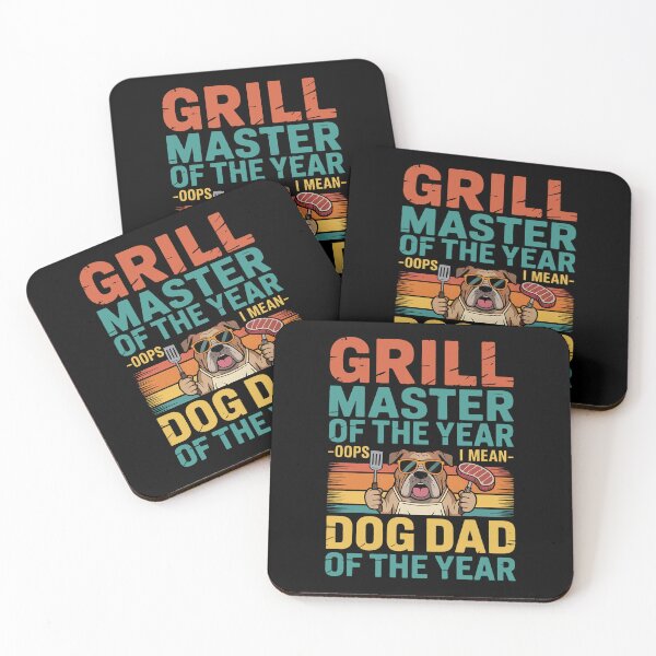 Item preview, Grill Master Dog Dad - Funny BBQ Father's Day Dog Lover designed and sold by BakeryDozen.