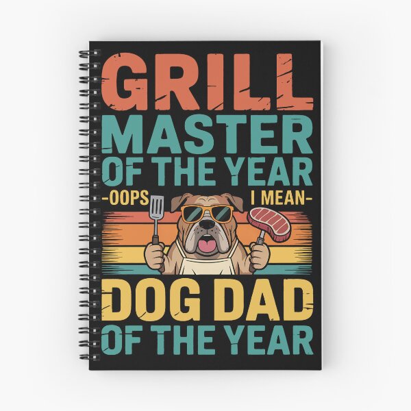 Item preview, Grill Master Dog Dad - Funny BBQ Father's Day Dog Lover designed and sold by BakeryDozen.