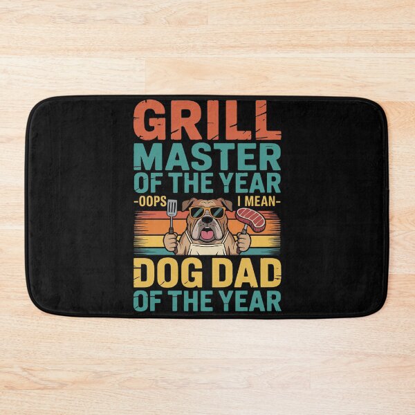 Item preview, Grill Master Dog Dad - Funny BBQ Father's Day Dog Lover designed and sold by BakeryDozen.