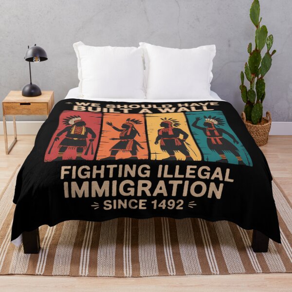 Item preview, We Should Have Built a Wall. Native American designed and sold by blueyeeti.