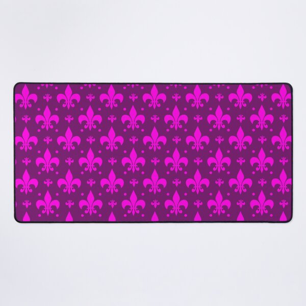 Item preview, Purple Background Purple Fleur-de-lis Pattern Design designed and sold by PatternTitan.