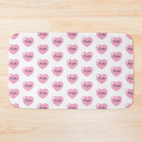Item preview, Bertha Name with Pink Heart  designed and sold by Monika Howarth.