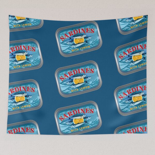 Item preview, Sardines Can Art Print designed and sold by Starpuffdesign.