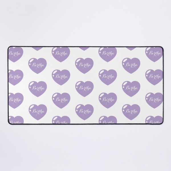 Item preview, Bertha Name with Purple Heart designed and sold by Monika Howarth.