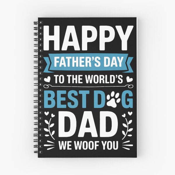Item preview, Happy Father's Day To The World Best Dog DAD We Woof You designed and sold by BakeryDozen.