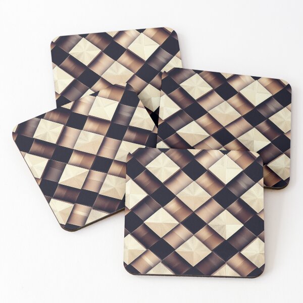 Item preview, Vintage Geometric Diamond Pattern – Retro Beige Abstract Art designed and sold by Art of Ngu.
