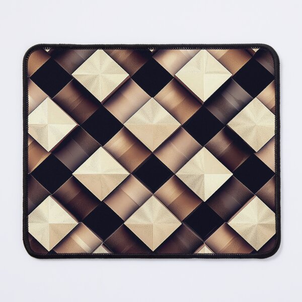 Item preview, Vintage Geometric Diamond Pattern – Retro Beige Abstract Art designed and sold by Art of Ngu.