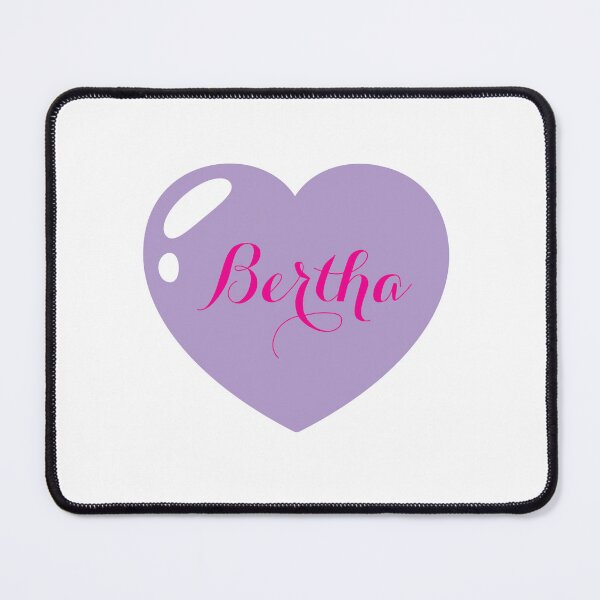 Item preview, Bertha Name with Purple Heart  designed and sold by Monika Howarth.