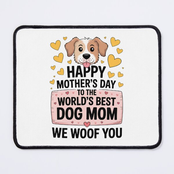 Item preview, Happy Mother's Day To The World Best Dog Mom Dog Lover designed and sold by BakeryDozen.