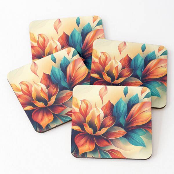 Item preview, Vibrant Abstract Floral Art – Colorful Botanical Fantasy Design designed and sold by Art of Ngu.
