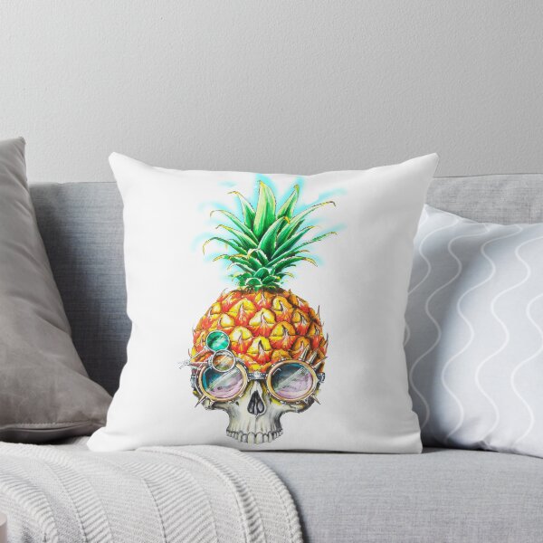 Item preview, Pineapple Punk Skull   designed and sold by MarfaColors.