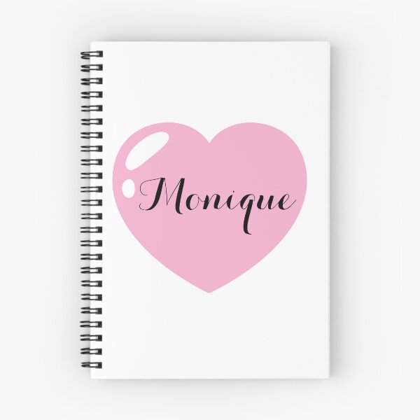Item preview, Monique Name with Pink Heart  designed and sold by Monika Howarth.