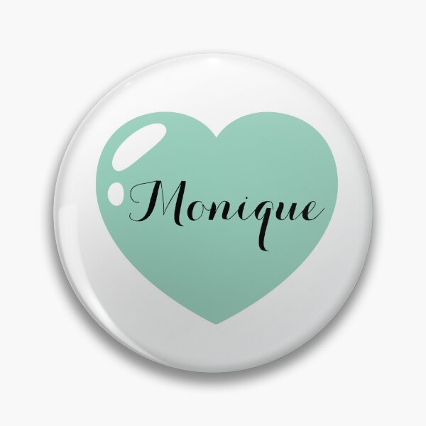 Item preview, Monique Name with Green Heart  designed and sold by Monika Howarth.
