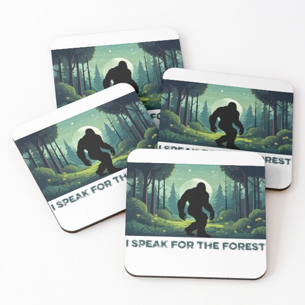 Item preview, I Speak for the Forest – Sasquatch Guardian Art designed and sold by beyond-the-veil.