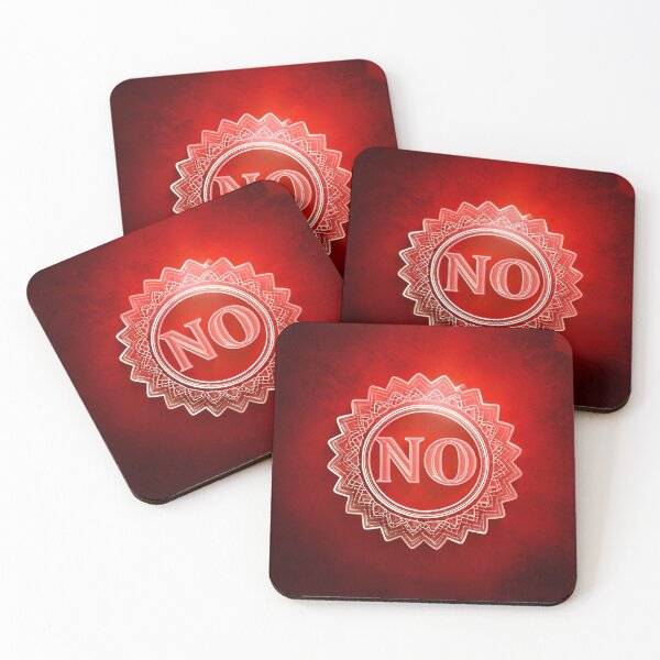 Item preview, no word on red background designed and sold by stemoir.