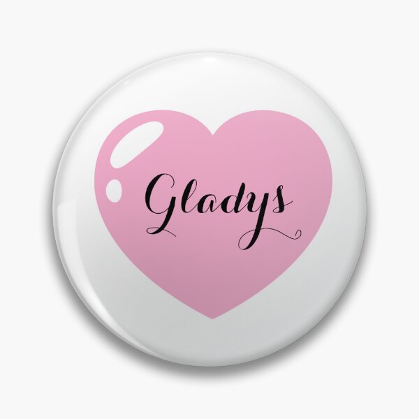 Item preview, Gladys Name with Pink Heart  designed and sold by Monika Howarth.