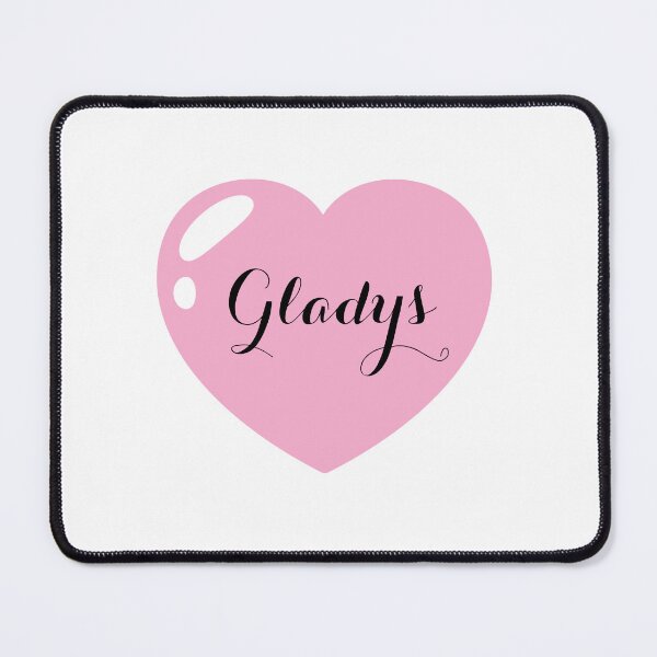 Item preview, Gladys Name with Pink Heart designed and sold by Monika Howarth.