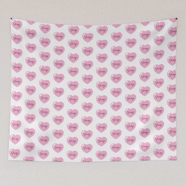 Item preview, Gladys Name with Pink Heart  designed and sold by Monika Howarth.