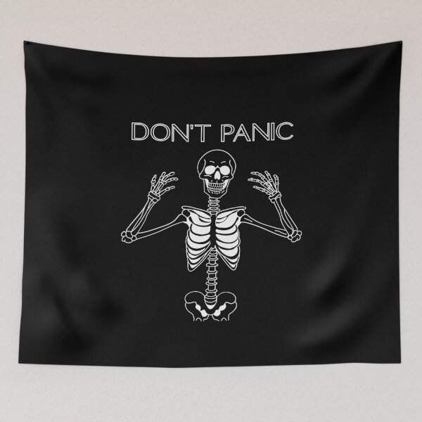 Item preview, Don't Panic Classic Funny T-Shirt designed and sold by OldSkullDesigns.