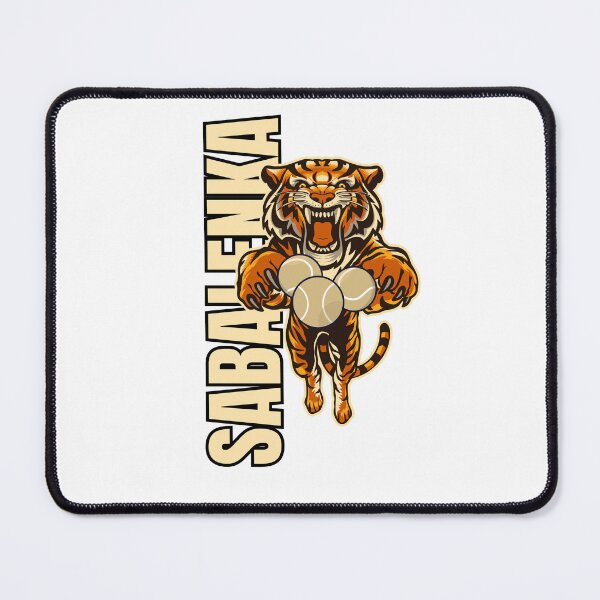 Item preview, Sabalenka tiger and tennis balls designed and sold by AissTee.