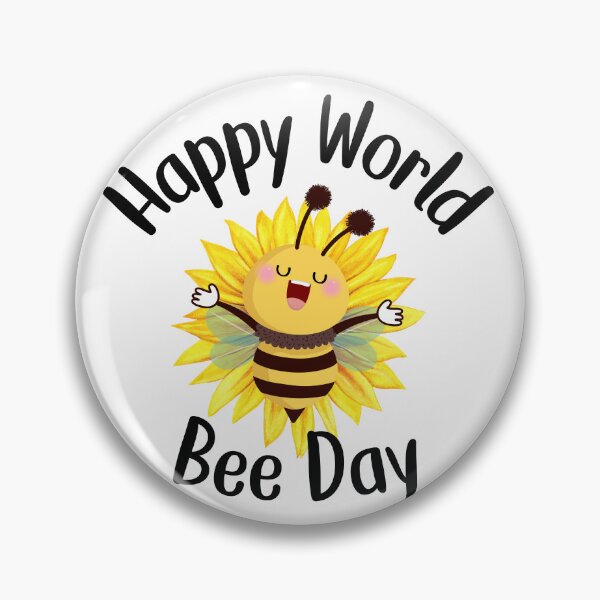 Item preview, Happy World Bee Day designed and sold by HappyLifeCreate.
