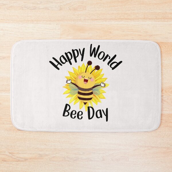 Item preview, Happy World Bee Day designed and sold by HappyLifeCreate.