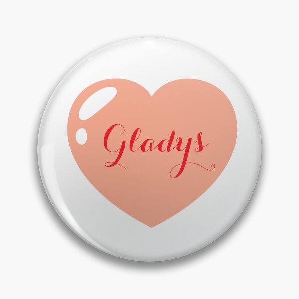 Item preview, Gladys Name with orange Heart  designed and sold by Monika Howarth.
