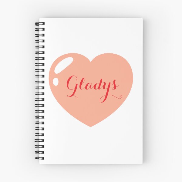 Item preview, Gladys Name with orange Heart  designed and sold by Artbymonika.