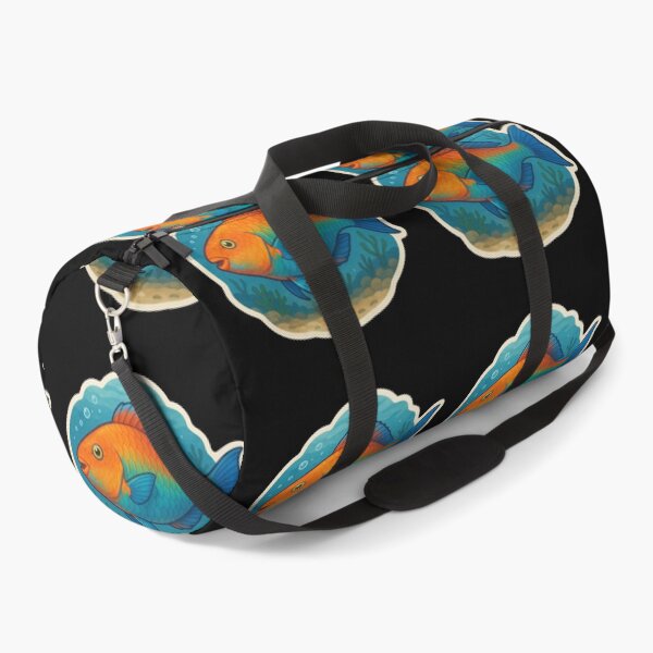Item preview, Green and Blue Parrotfish in Reef designed and sold by DamioPolArt.